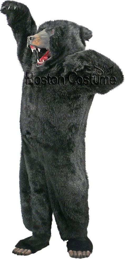 Black bear mascot costume